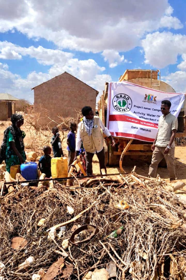 Provide Water Trucking to 1,500 households affected by the drought in Jariban district