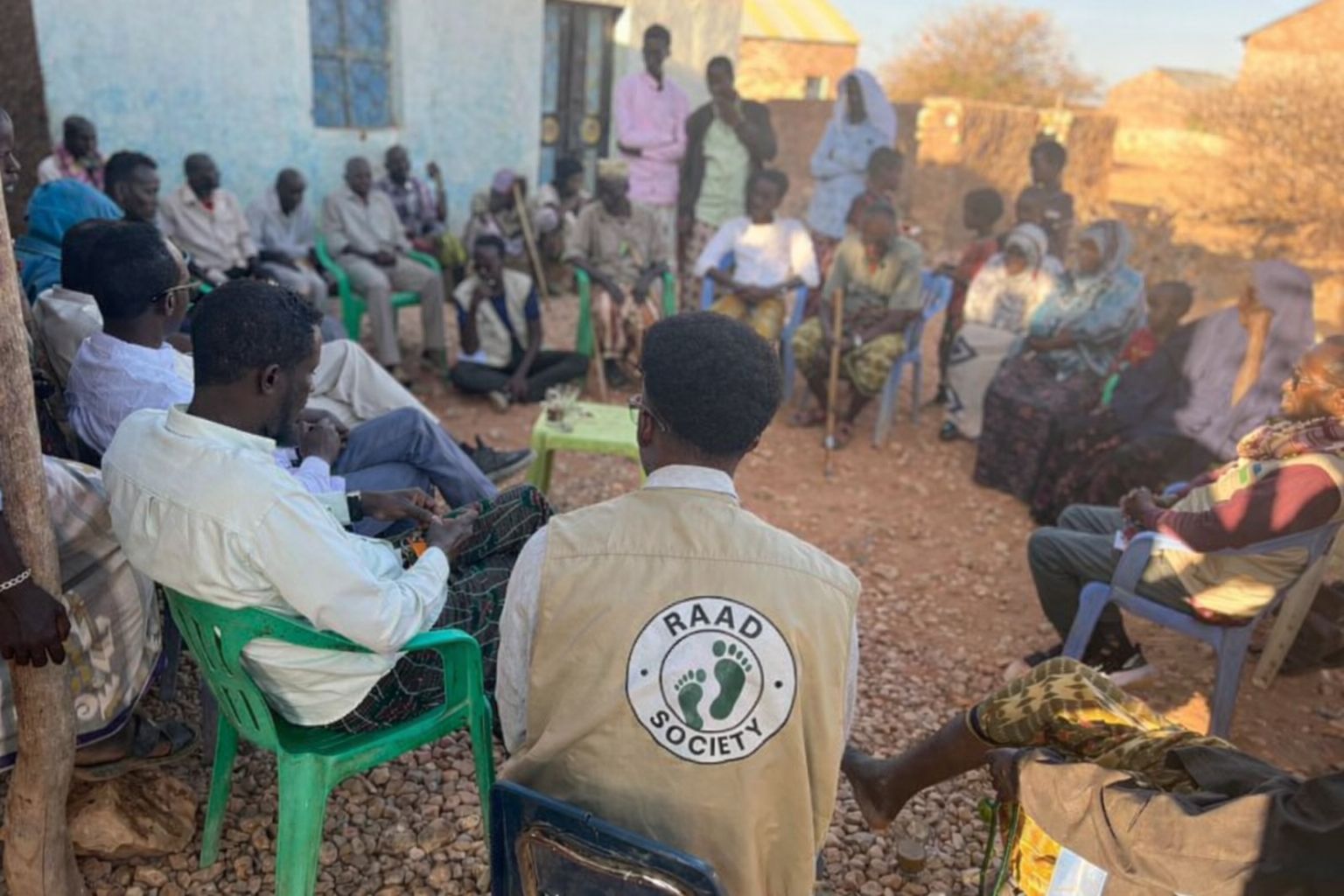 A community consultative meeting held in Shilin-xaraare village under Jariban disrict